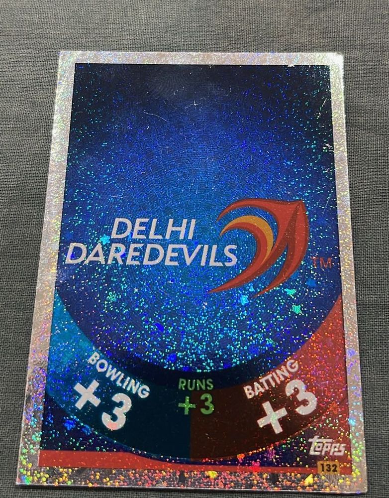 Delhi Daredevils Topps Card