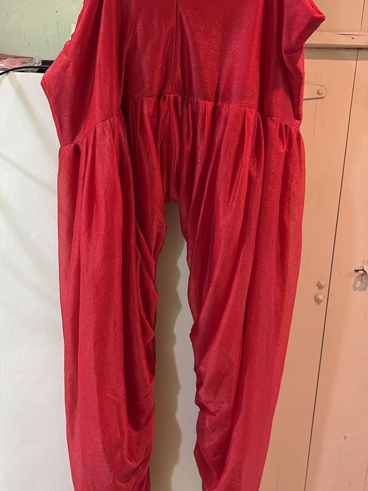 Smooth Net Heavy Pleated Pyjama