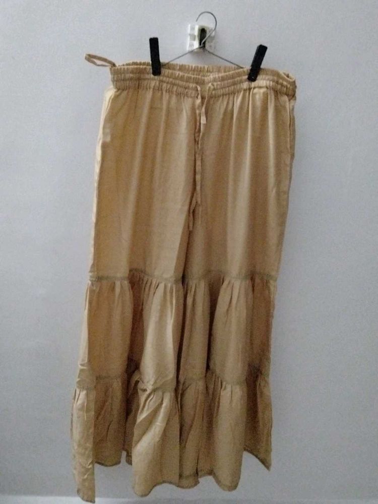 Pleated sharara (Full Flared)