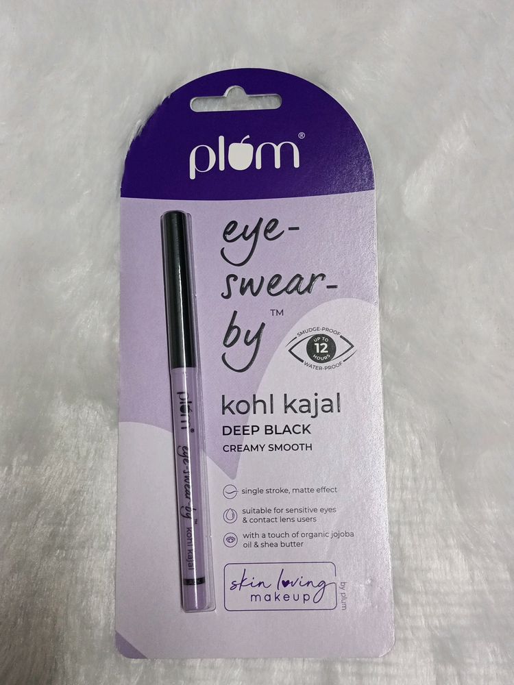 Plum Kohl Kajal Deep Black