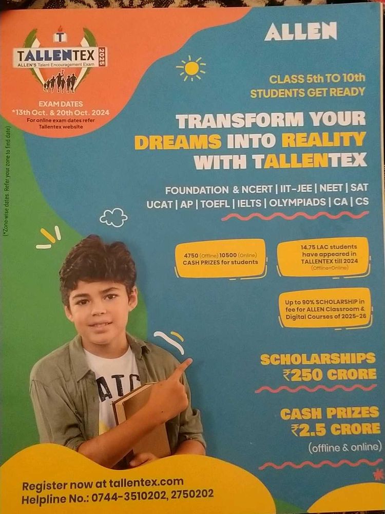 ALLEN TALLENTEX Study Material