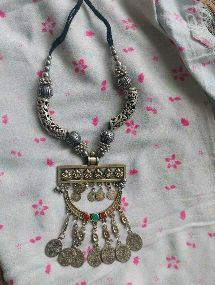 Oxidised Necklace