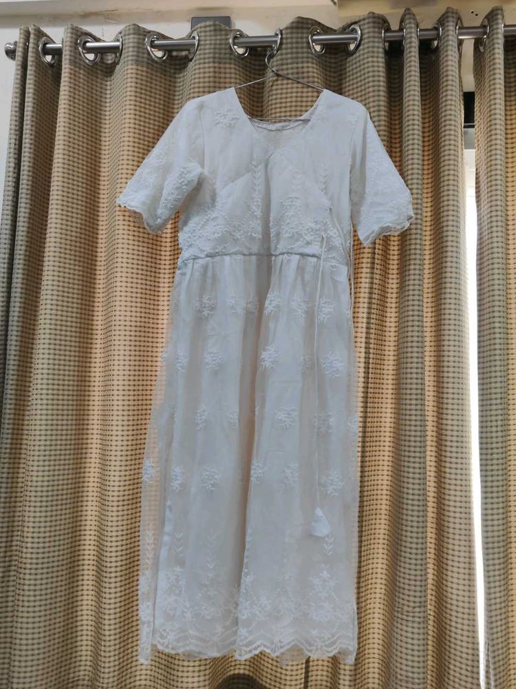 White Embroidered kurta