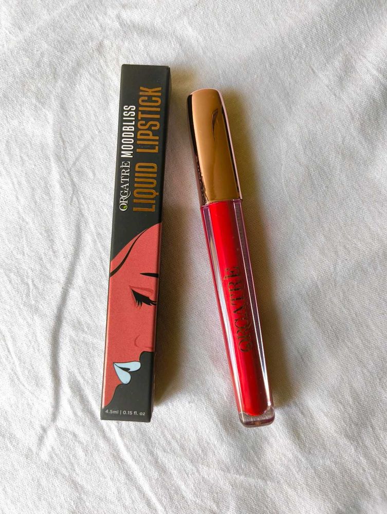 Brand New Orgatre Saffron Alure Liquid Lipstick