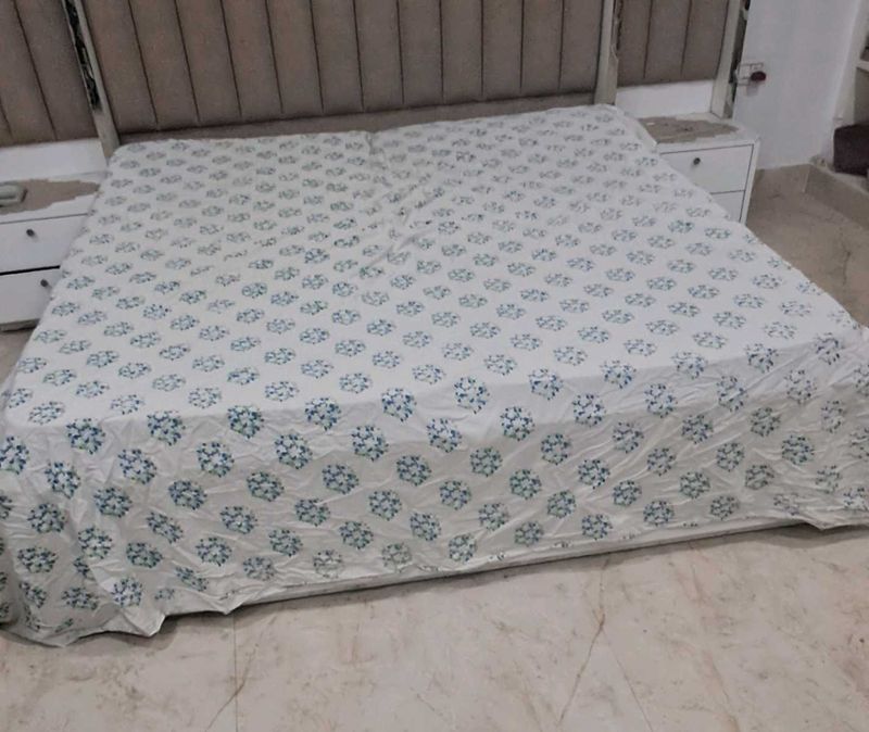 Floral Pure Cotton Bedsheet King Size 102x108