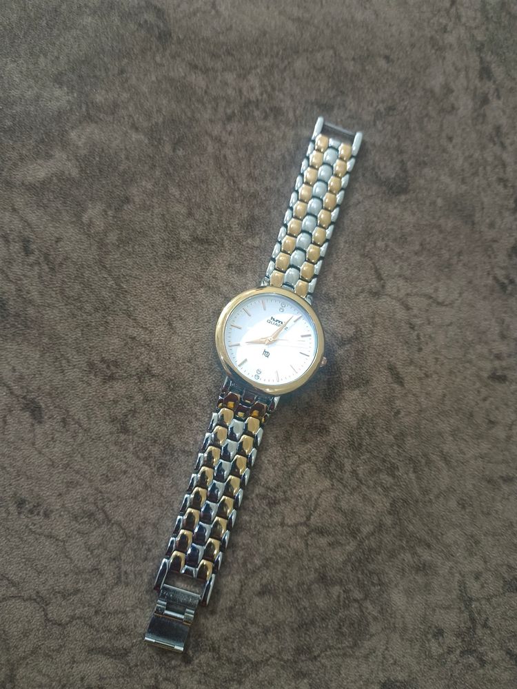 HMT Silver Snake Chain Watch