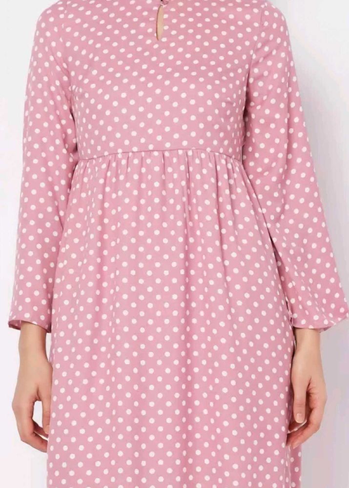 Pink Polka Dot Dress