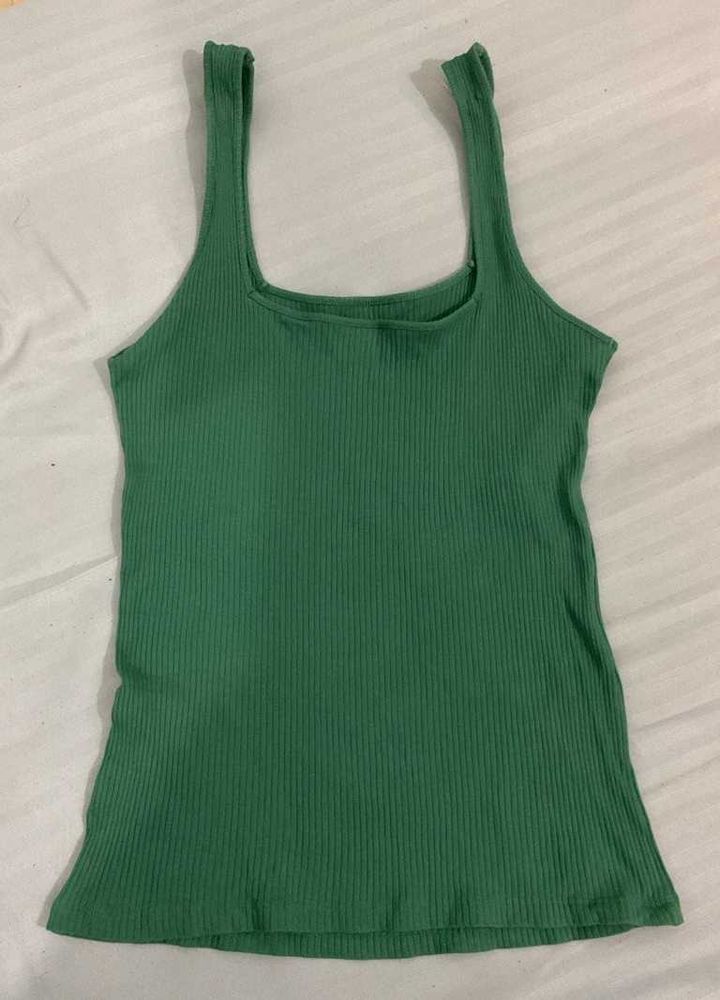Westside Green RIBBED Tank Top