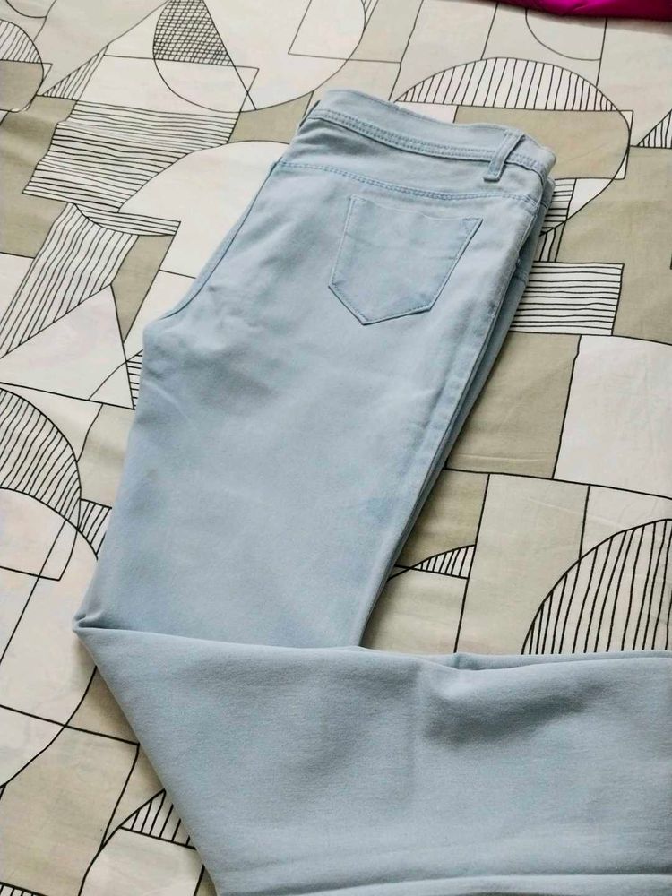 Sky Blue Denim Jeans