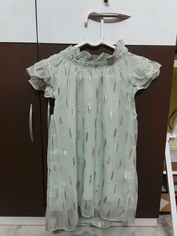 Cute Women's Sheer Sparkle Top