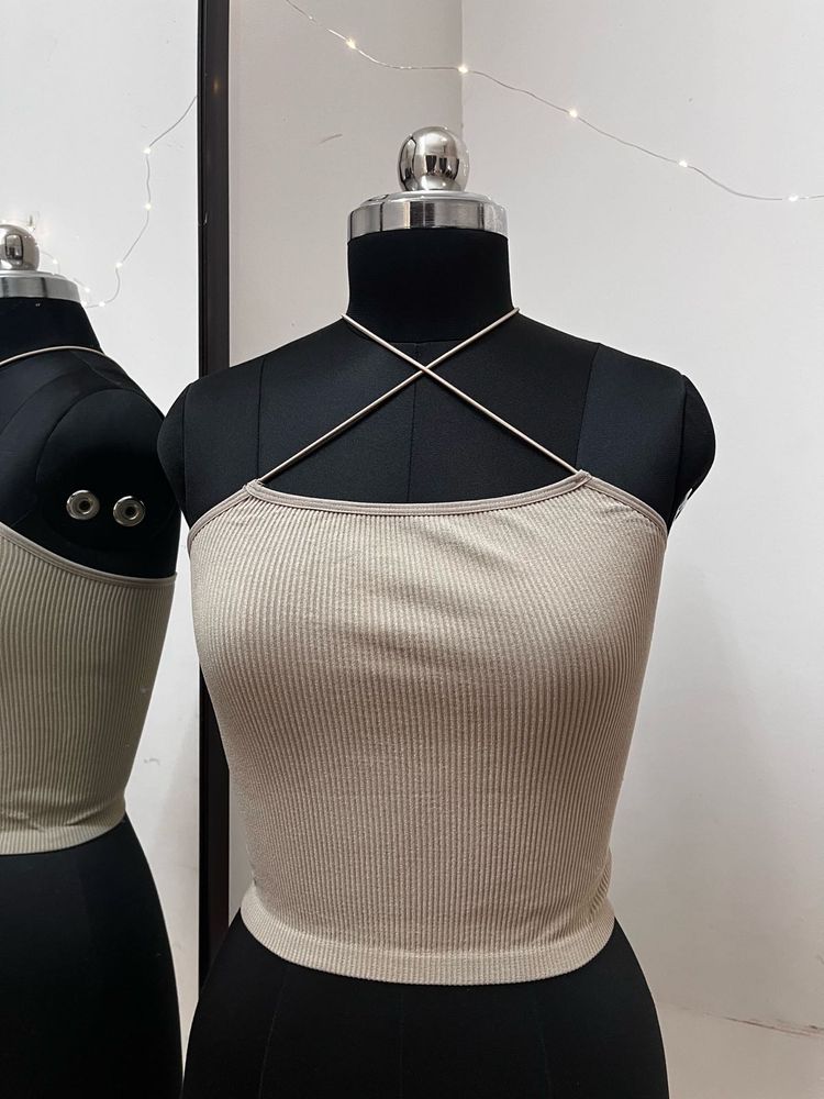 Zara Nude Top