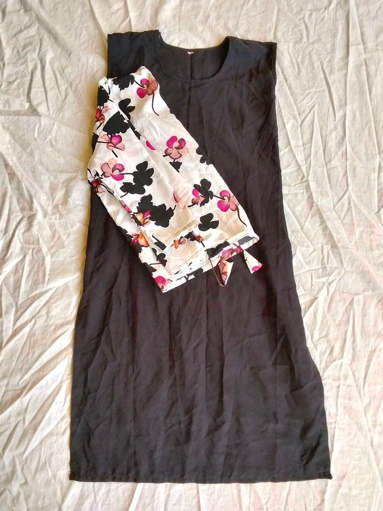Kurti And Jacket Set🖤