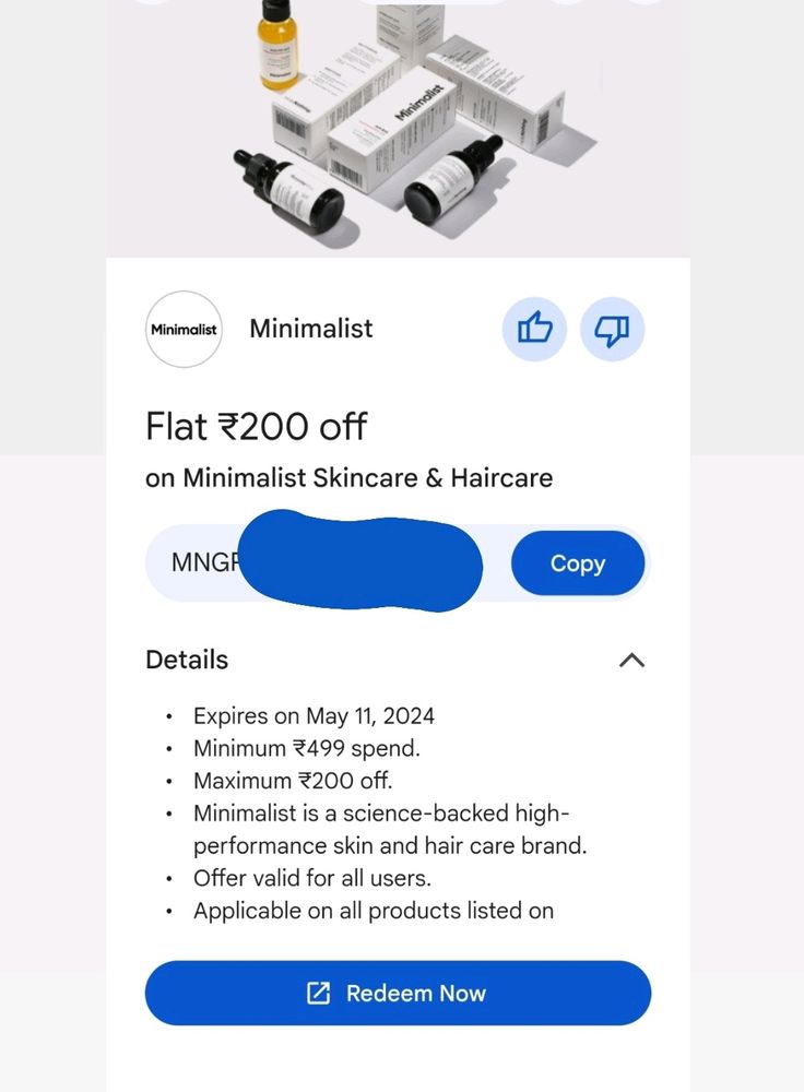 Only Coupon Code Minamilist