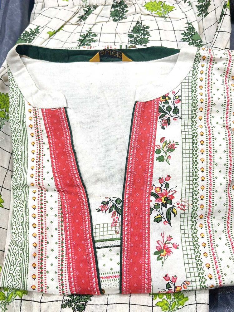 Aurelia Khadi Cotton Kurta Set