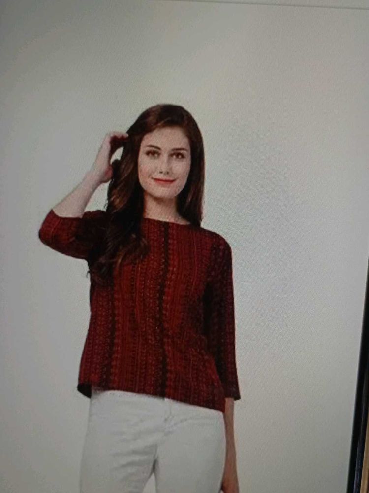 Stylish Maroon Top