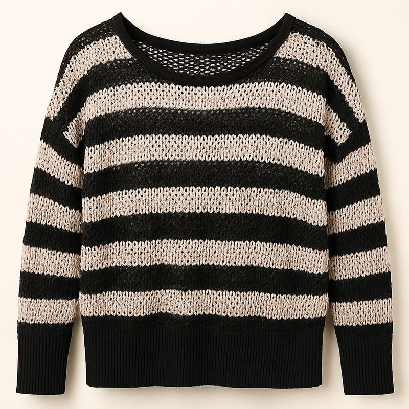 Striped Knit Sweater