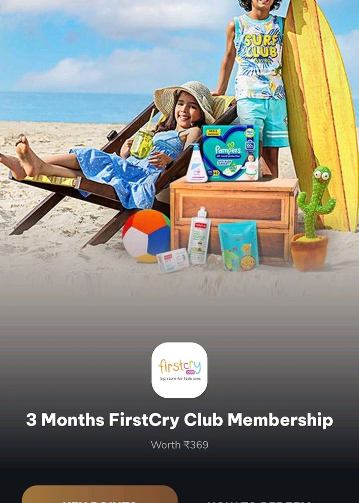3 Month Firstcry Membership