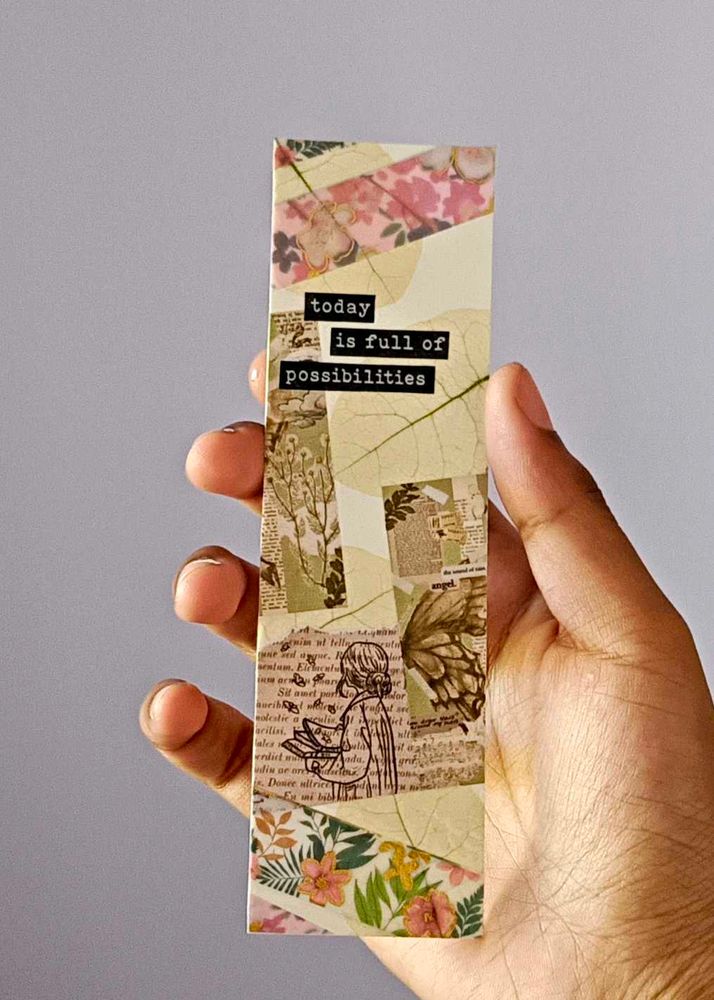 Handmade Bookmark 4 x 14 cm
