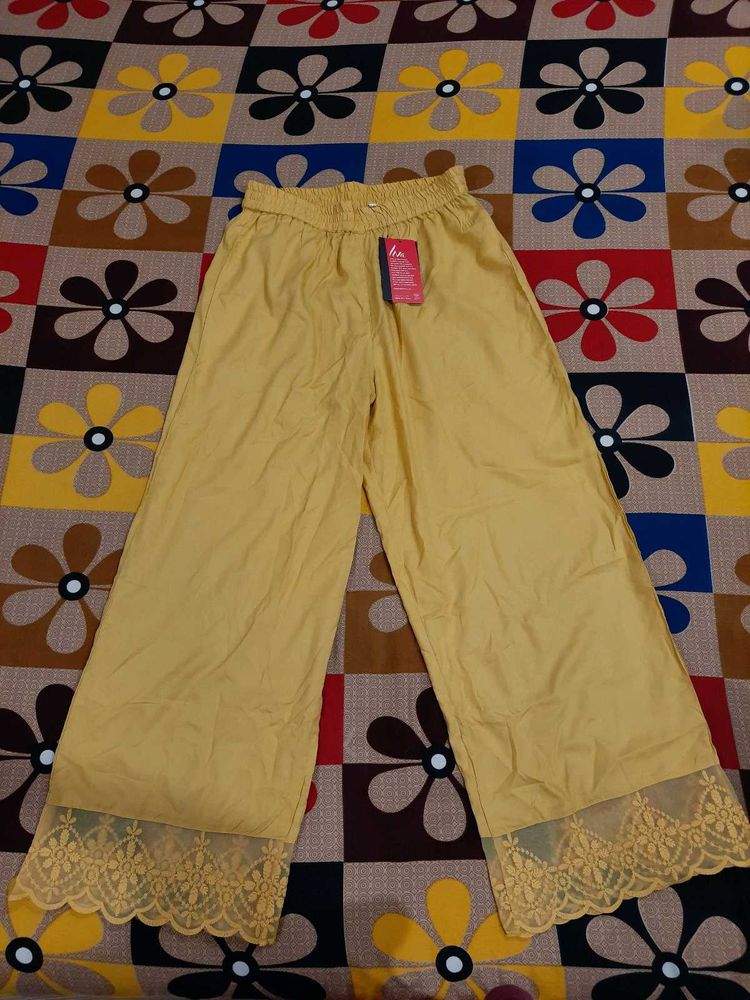 Brand New Embroidered Plazzo