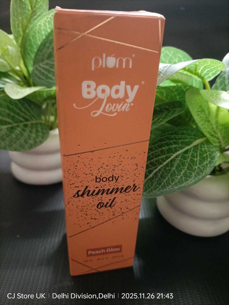 Plum Body Shimmer Oil