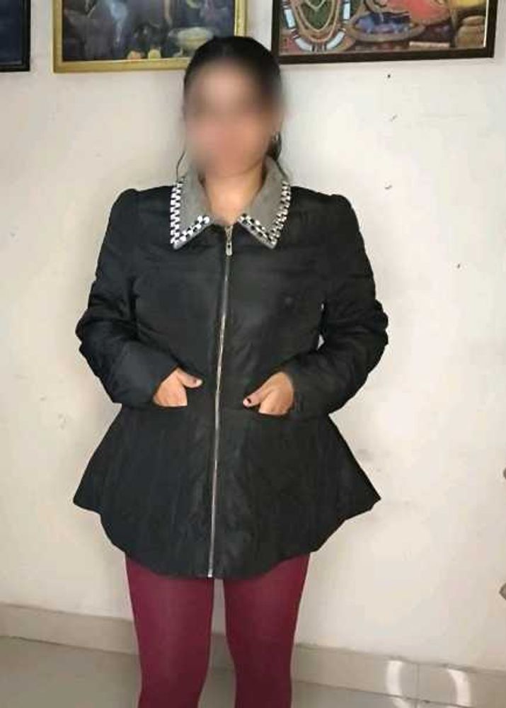 Stylish Black Puffer Jacket