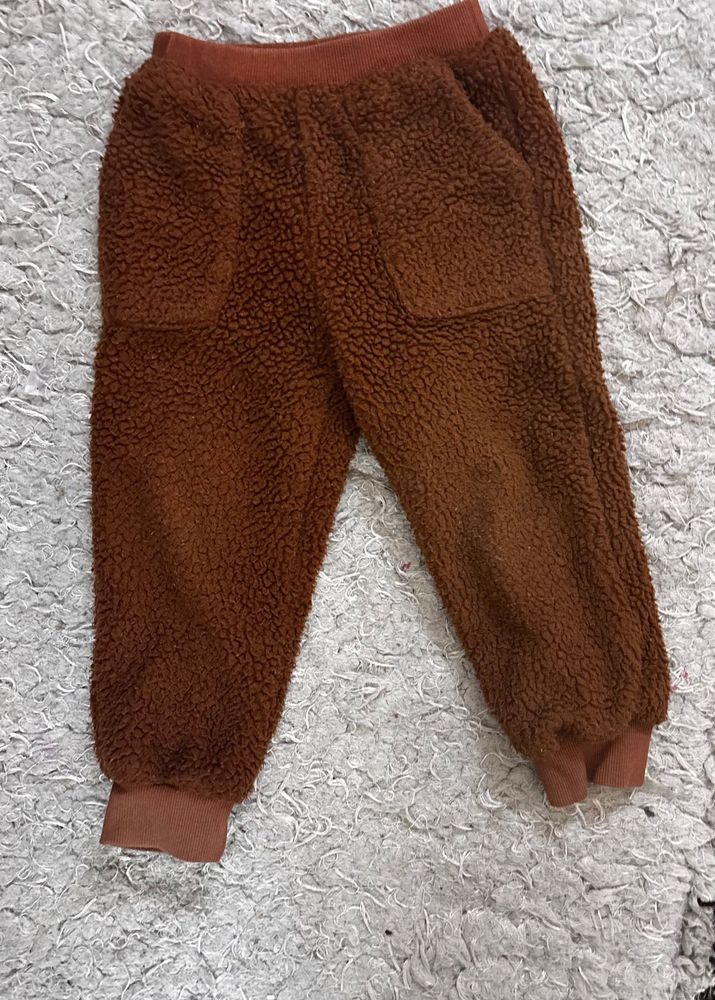 Kookie Kids Brown Wool Pants