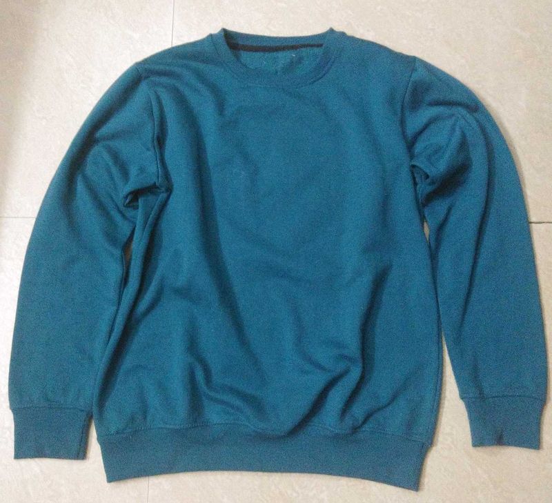 Teal Pullover Sweatshirt