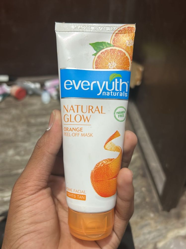 Natural Glow Orange Peel Off Mask
