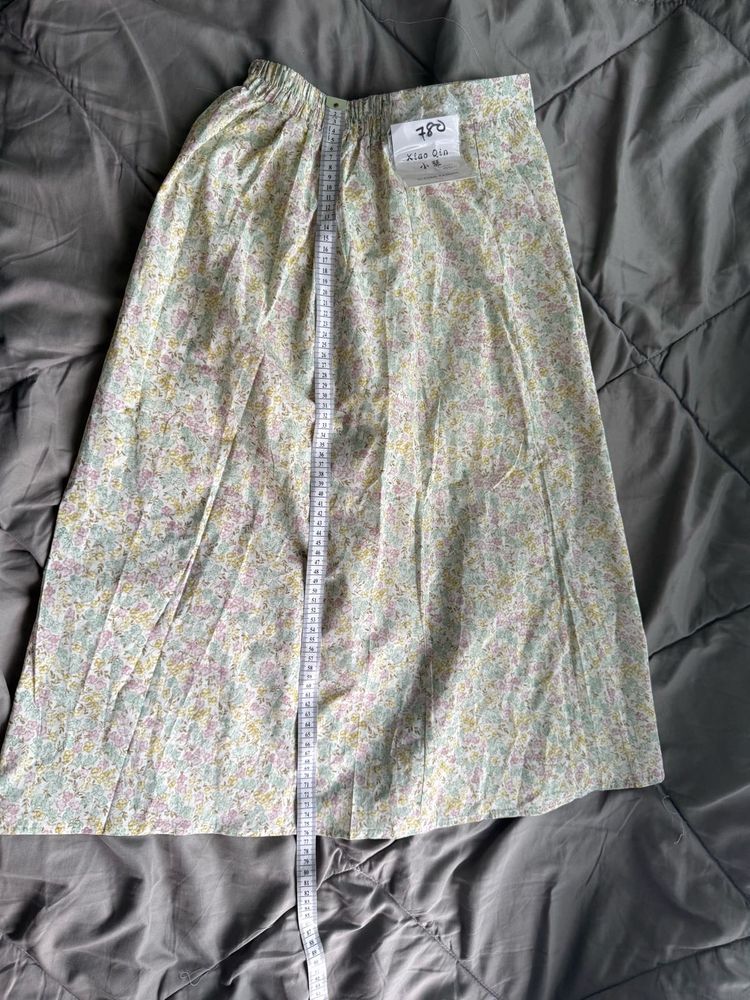 Floral Print Skirt