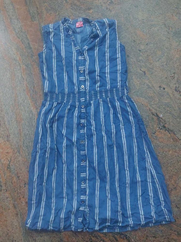 Striped Sleeveless Dress