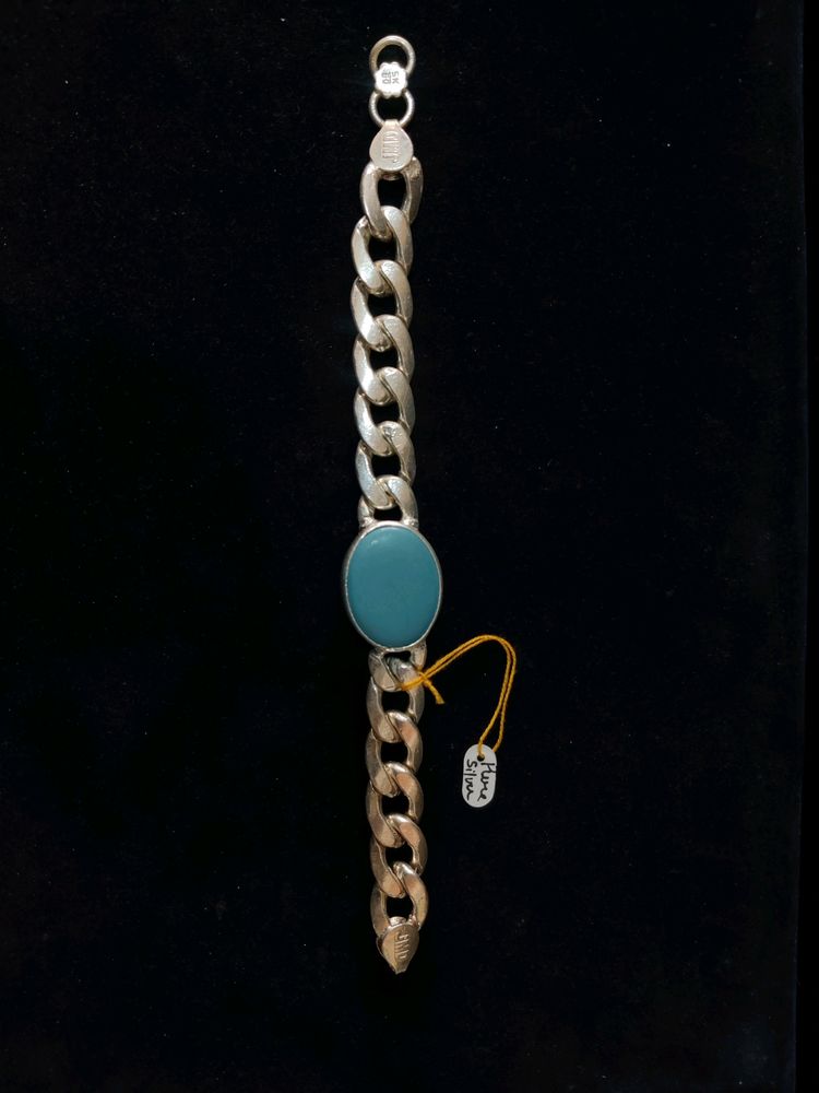 Pure Silver Salman Bracelet 💯😍 (Wt:100g)