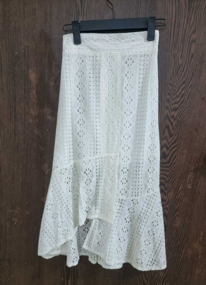 High-Low Midi Skirt