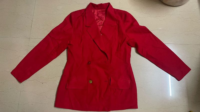 Red Blazer - Stylish &amp; Chic