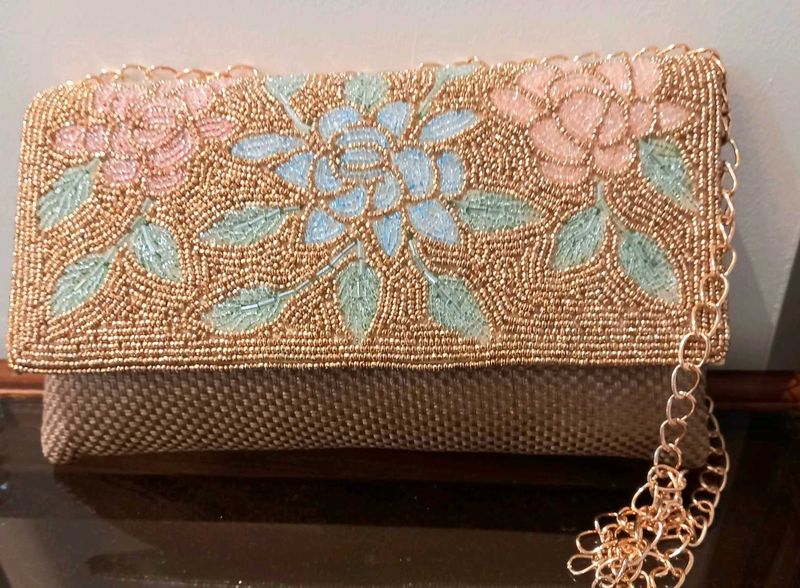 Floral Beaded Clutches