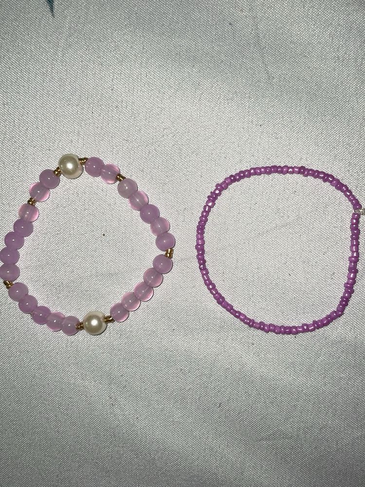 Purple Pearl Bracelet