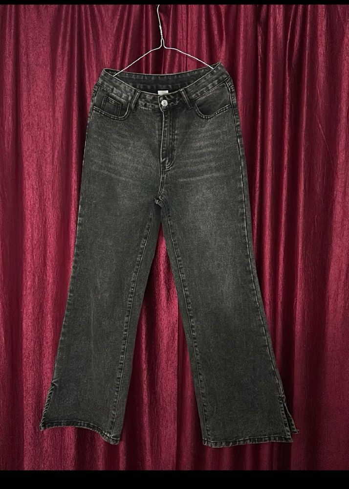 Mid-waist flare Leg Denim Jeans