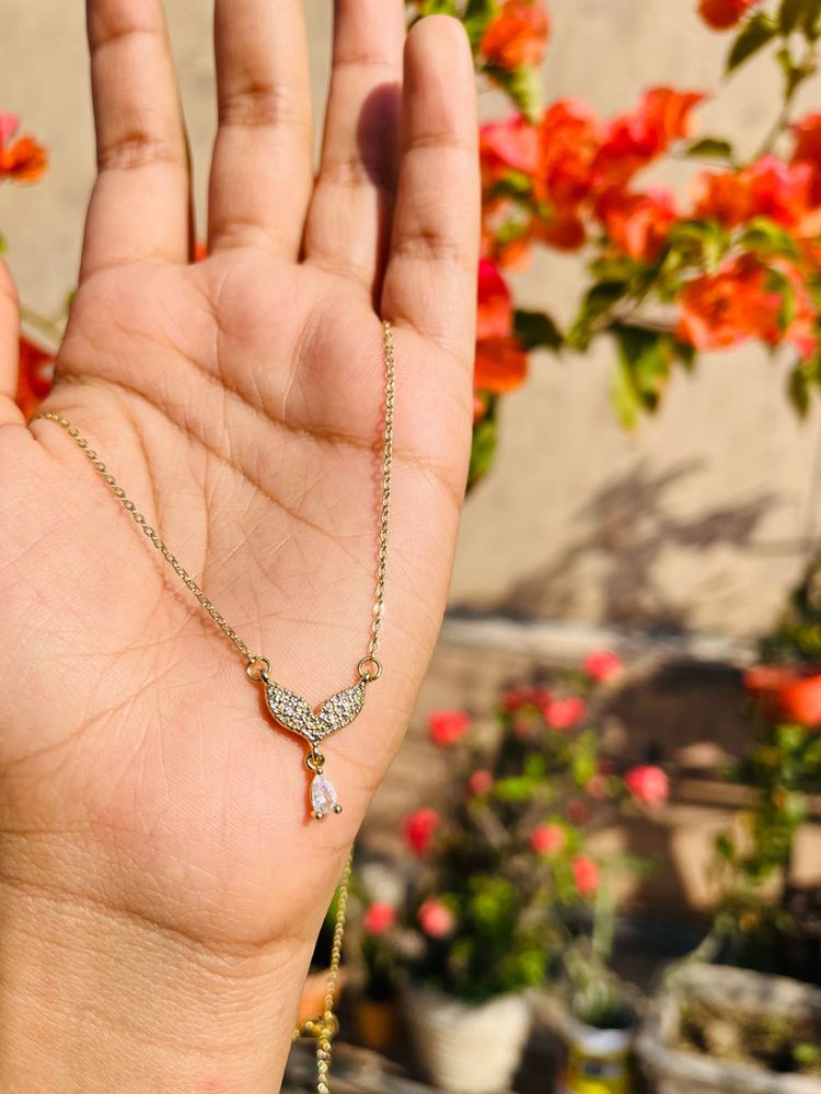 Elegant Mermaid Necklace Anti Tarnish