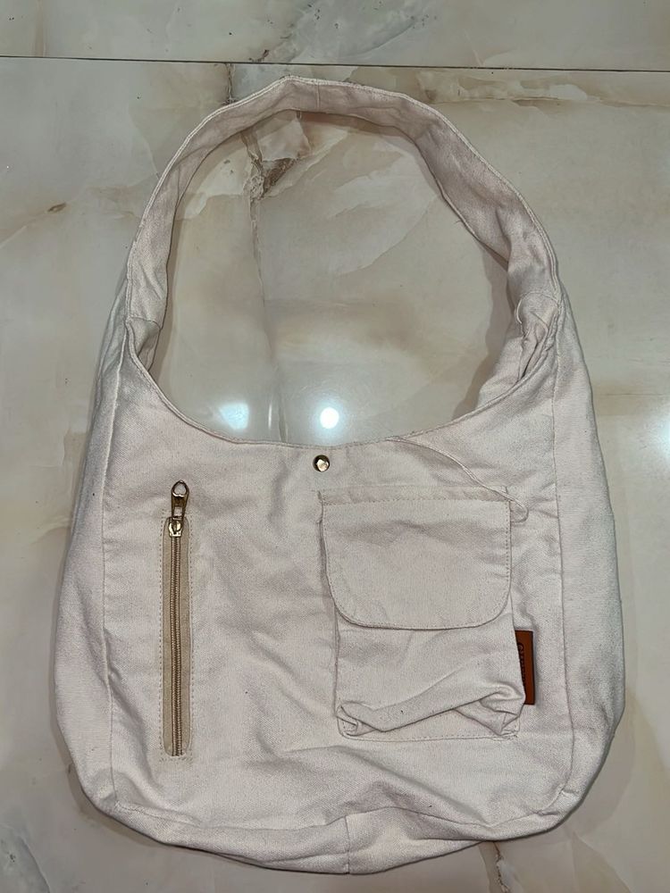 Canvas Hobo Bag