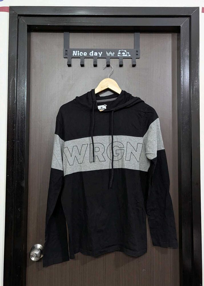 A Medium Size Hooded Wrogn Tee