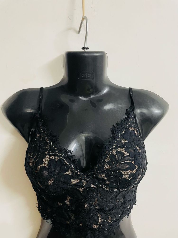 Women Black Corset Top