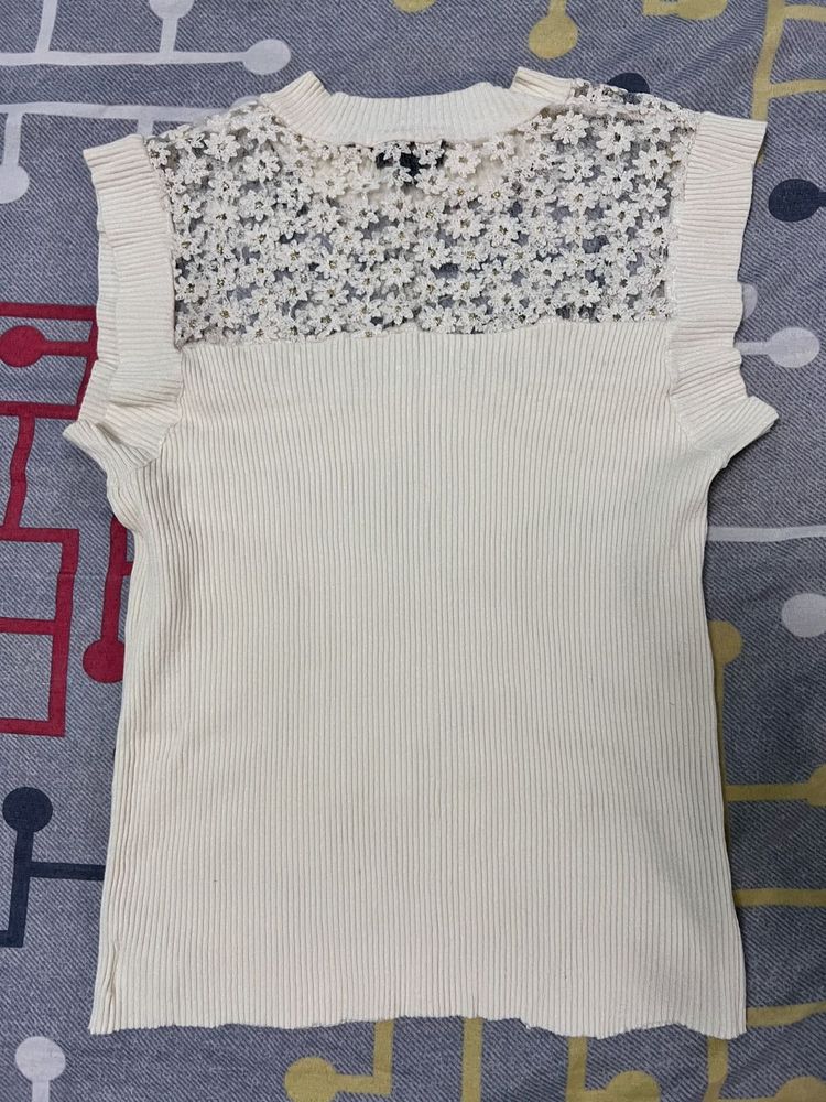Elegant Sleeveless Knit Top