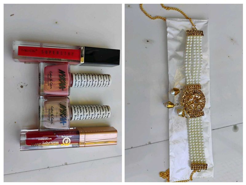 Nyka Nail paint ,Chokar White