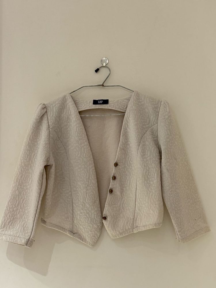 Gap Textured Button-Down Jacket