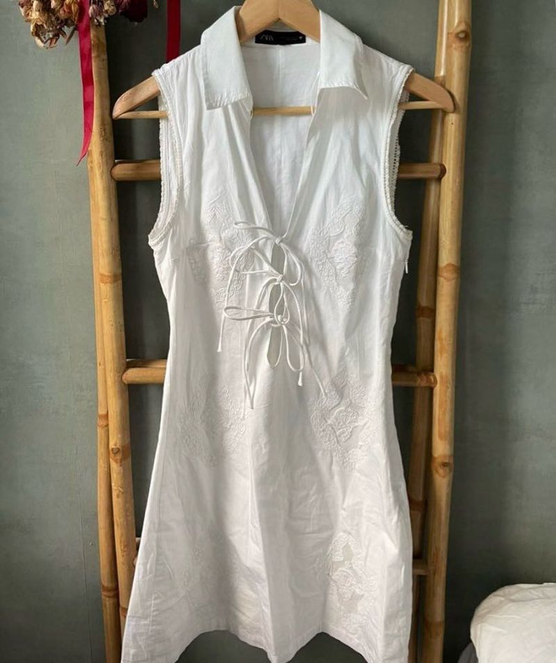 Zara Poplin Dress