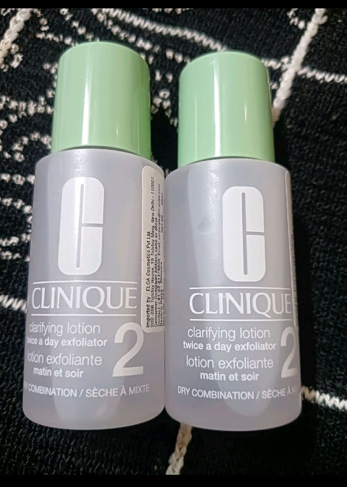 Clinique Clarifying Lotion Toner Pack Of 2