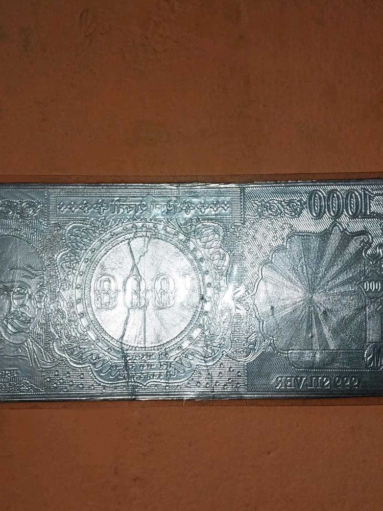 1000 rs silver note