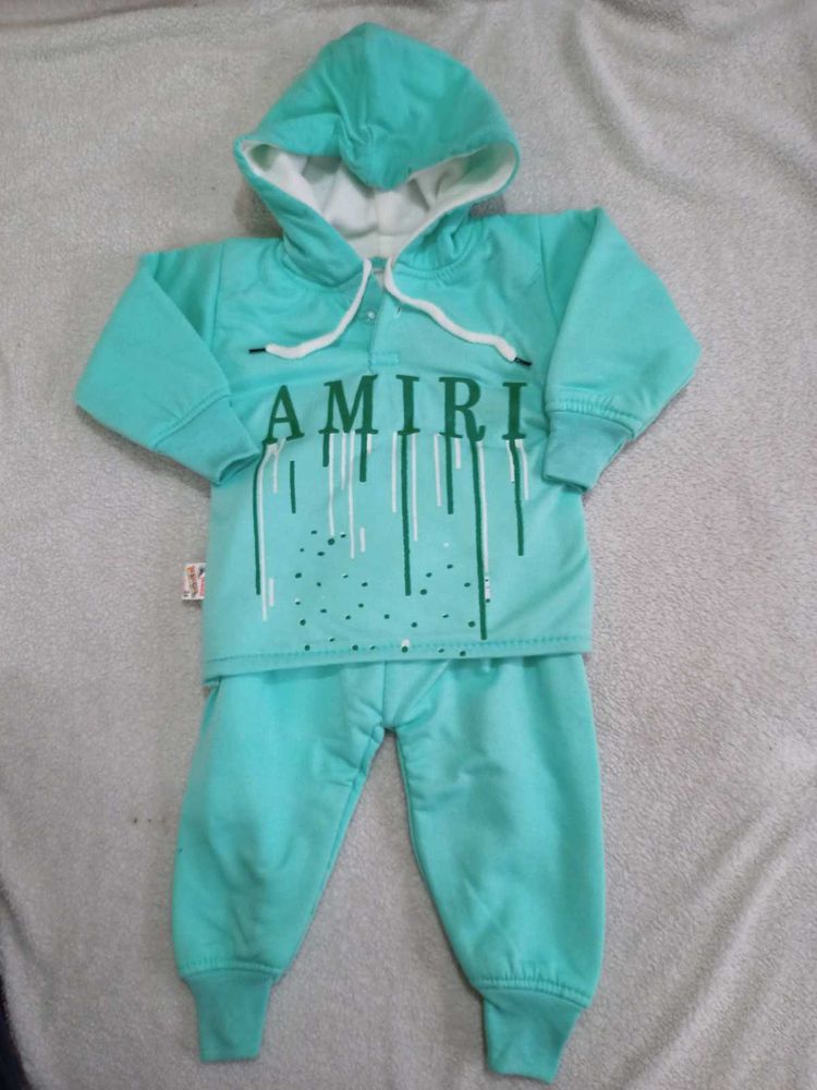 ❗ FREE DELIVERY❗New Woolen Cute Kids Tracksuit Set