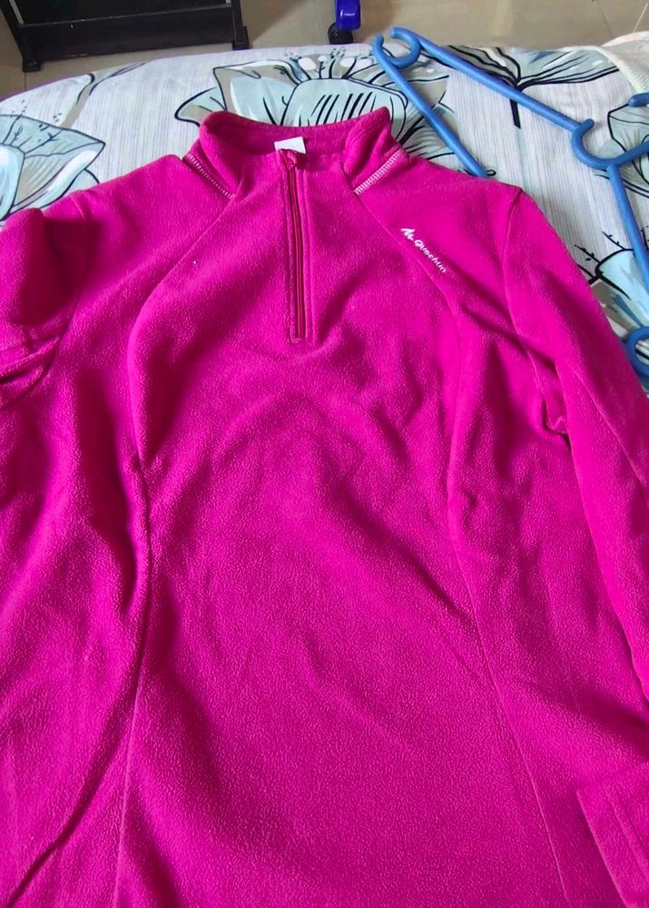 Pink Fleece Jacket