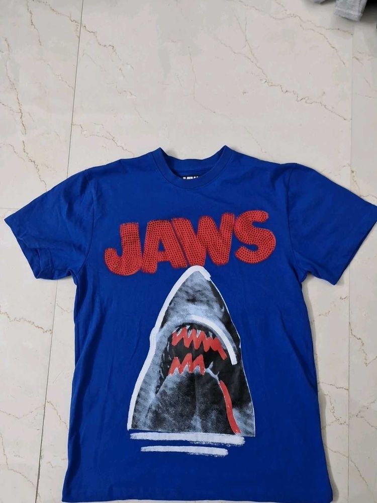 Blue JAWS Graphic Tee