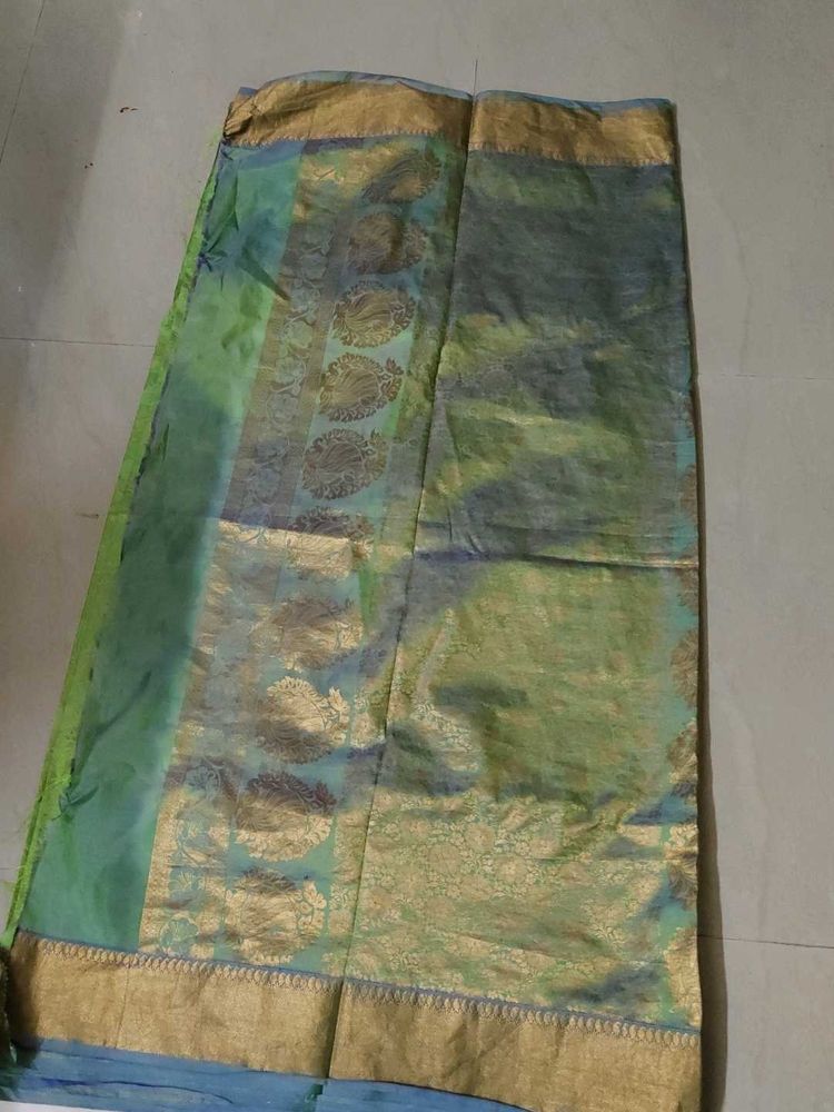 Green Colour Kanjivaram Saree